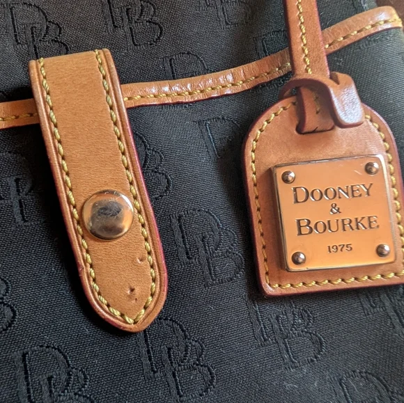 Dooney & Bourke Black and Brown Crossbody Bag - Picture 2 of 5
